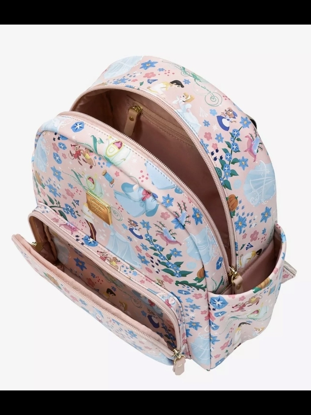 Petunia Pickle Bottom Pink Floral Princess Mini Backpack